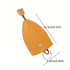 Pull Out Key Wallets Case PU Leather Key Case Pocket Key Holder