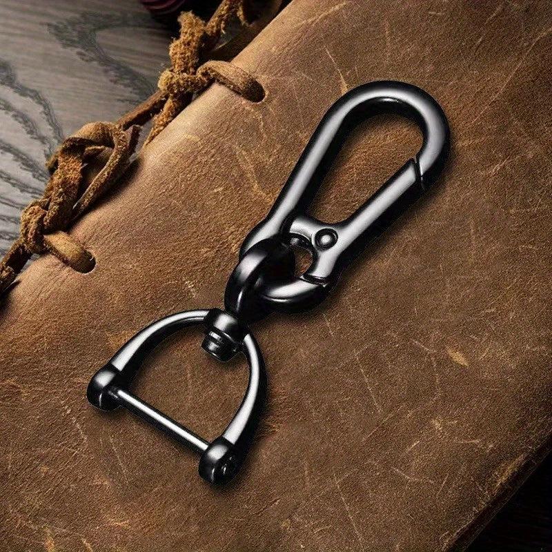 Car Keychain Carabiner Shape Keyring Stainless Steel Man Unisex Gift