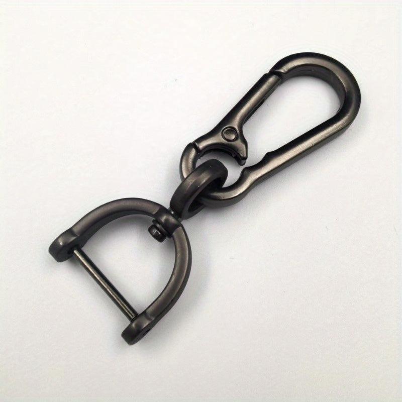 Car Keychain Carabiner Shape Keyring Stainless Steel Man Unisex Gift