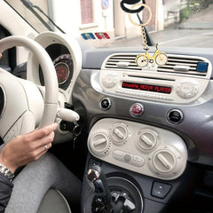 2pcs Car Mounted Model Key Chains Zinc Alloy Metal Key Pendant Keychain