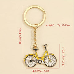 2pcs Car Mounted Model Key Chains Zinc Alloy Metal Key Pendant Keychain