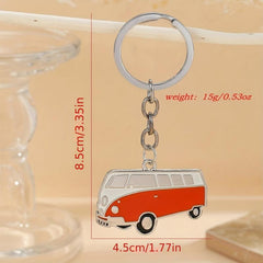 2pcs Car Mounted Model Key Chains Zinc Alloy Metal Key Pendant Keychain
