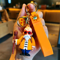 Anime Doll Key Chain Pendant with Lanyard for Car Accessories