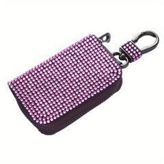 Rhinestone Car Key Cover for Glamorous Protection