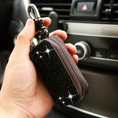 Rhinestone Car Key Cover for Glamorous Protection