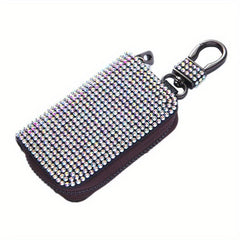 Rhinestone Car Key Cover for Glamorous Protection