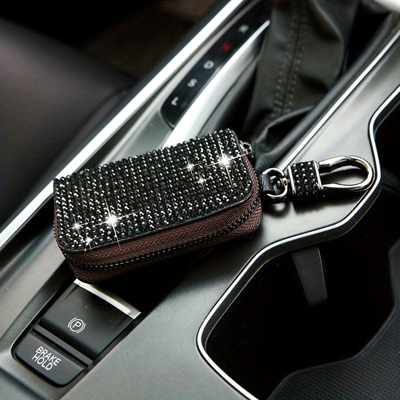 Rhinestone Car Key Cover for Glamorous Protection
