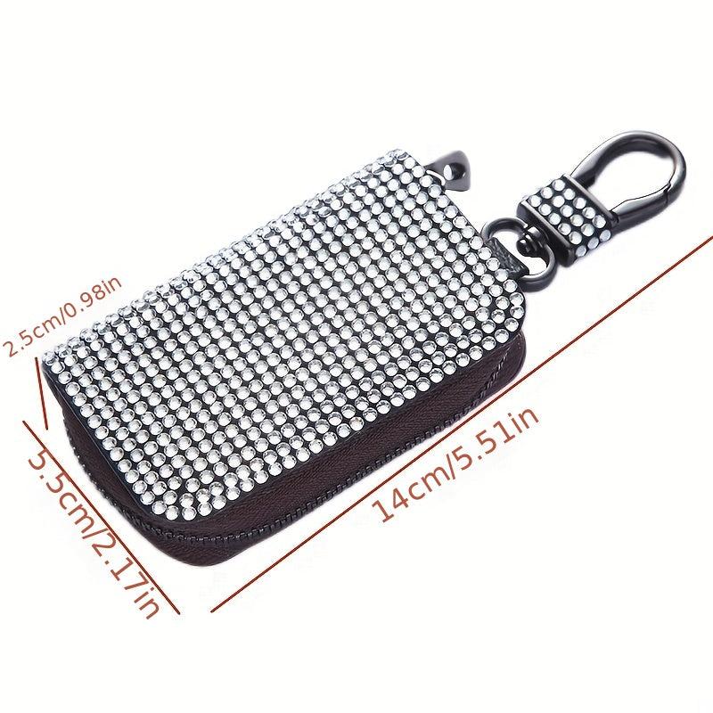 Rhinestone Car Key Cover for Glamorous Protection