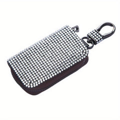 Rhinestone Car Key Cover for Glamorous Protection