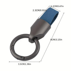 Matte Finish Plated Solid Detachable Key Chain