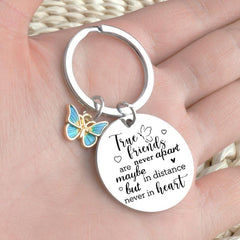 Butterfly Keychain - Never Part From True Friends