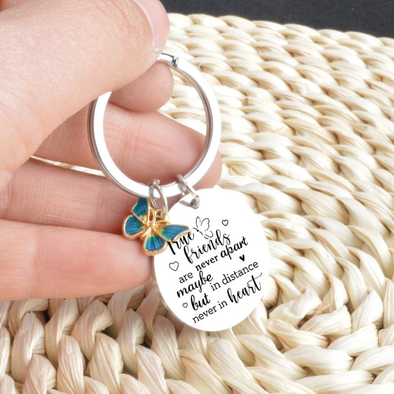 Butterfly Keychain - Never Part From True Friends