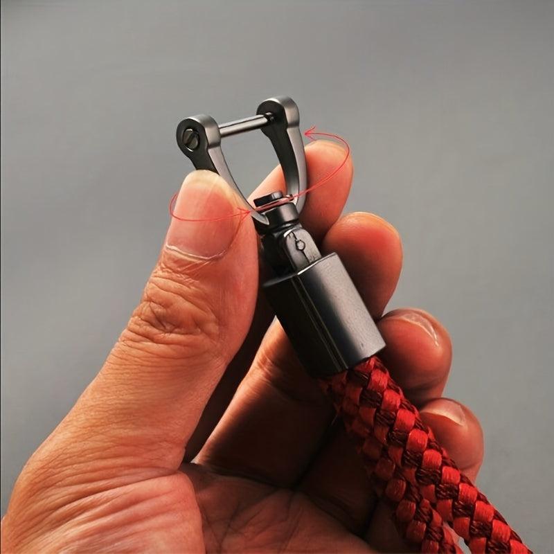 Leather Keychain Braided Keyring Car Accessories