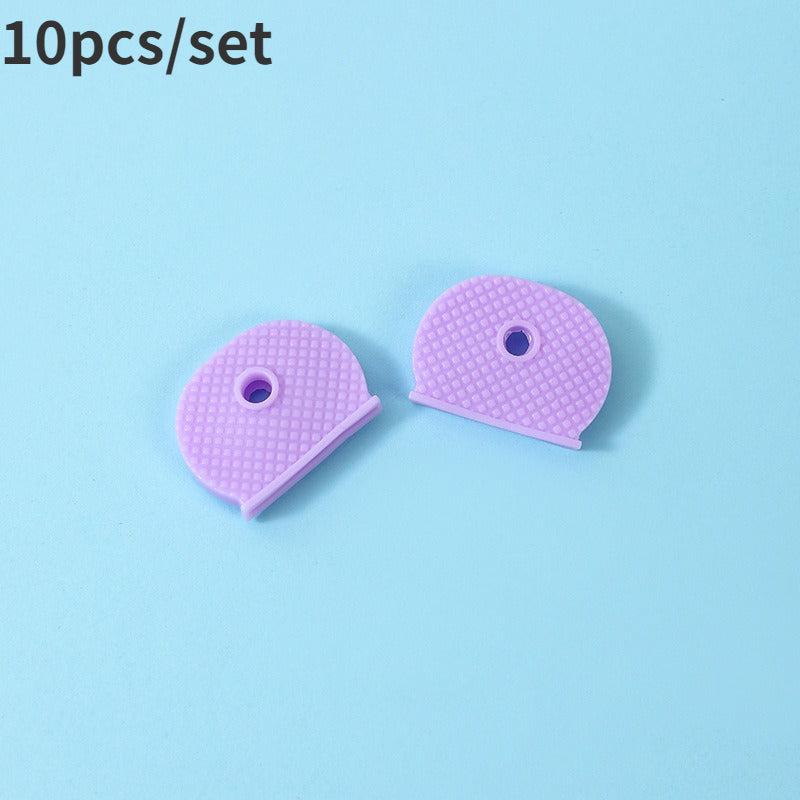 10pcs Car Home Elastic Key Case Waterproof Key Cap Protective Case