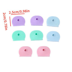 10pcs Car Home Elastic Key Case Waterproof Key Cap Protective Case