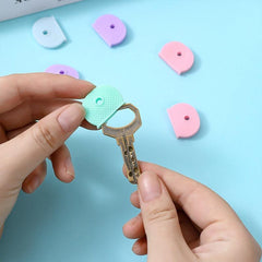 10pcs Car Home Elastic Key Case Waterproof Key Cap Protective Case