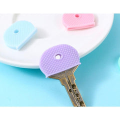 10pcs Car Home Elastic Key Case Waterproof Key Cap Protective Case