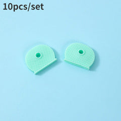 10pcs Car Home Elastic Key Case Waterproof Key Cap Protective Case
