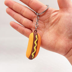 Cute Food Themed Car Keychain Set