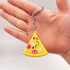 Cute Food Themed Car Keychain Set