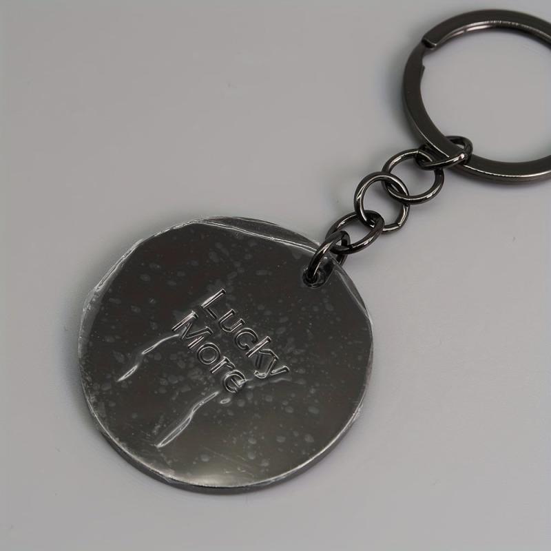 Smiley Face Zinc Alloy Keychain