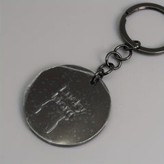Smiley Face Zinc Alloy Keychain