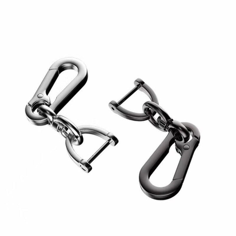 8 Point Chain With Removable Horseshoe Car Keychain Three Piece Set