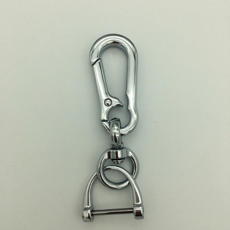 8 Point Chain With Removable Horseshoe Car Keychain Three Piece Set