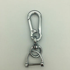 8 Point Chain With Removable Horseshoe Car Keychain Three Piece Set