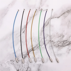 7pcs Multicolor Steel Wire Rope for Portable Key Storage
