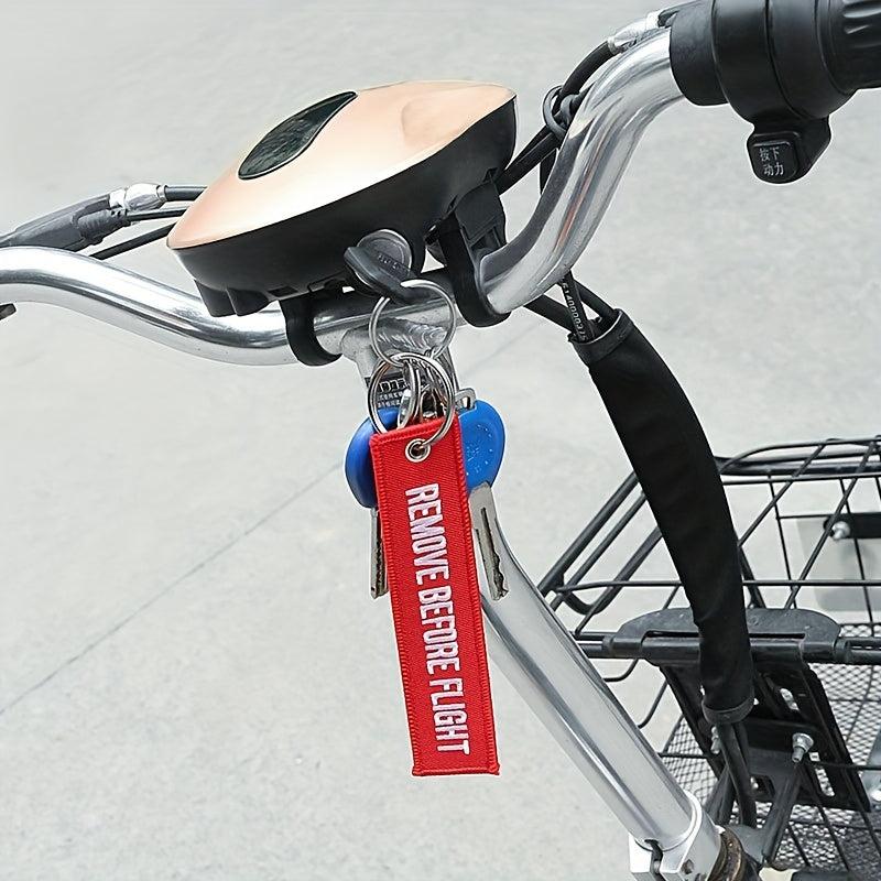 3pcs Remove Before Flight Key Chain for Motorcycles Scooters Cars Key Fobs