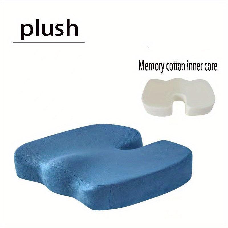Memory Foam Coccyx Pad for Pain Relief in Office Chair Car Seat