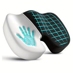 Memory Foam Coccyx Pad for Pain Relief in Office Chair Car Seat