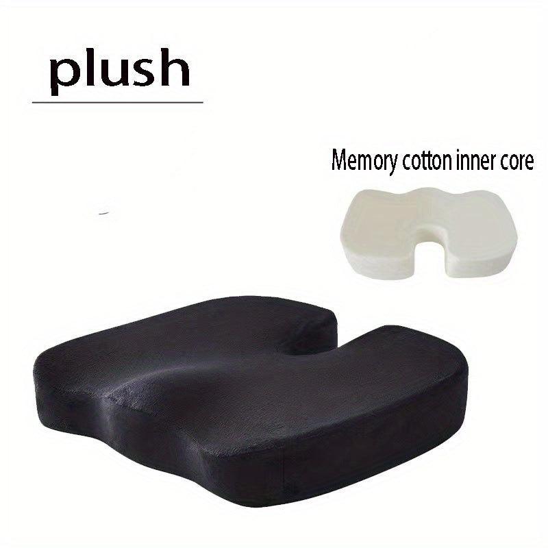 Memory Foam Coccyx Pad for Pain Relief in Office Chair Car Seat