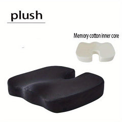 Memory Foam Coccyx Pad for Pain Relief in Office Chair Car Seat