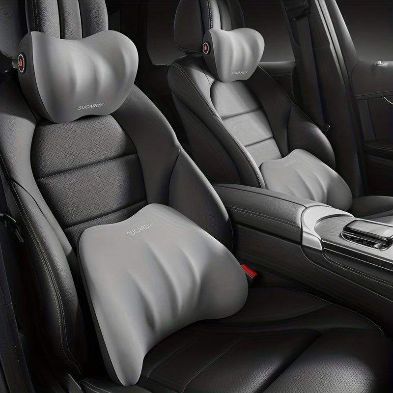 Memory Foam Car Neck Pillow Waist Cushion for Driving Auto Comfortable Sitting