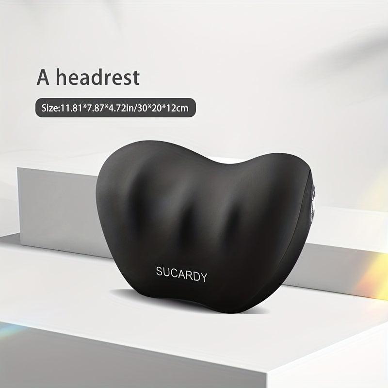 Memory Foam Car Neck Pillow Waist Cushion for Driving Auto Comfortable Sitting