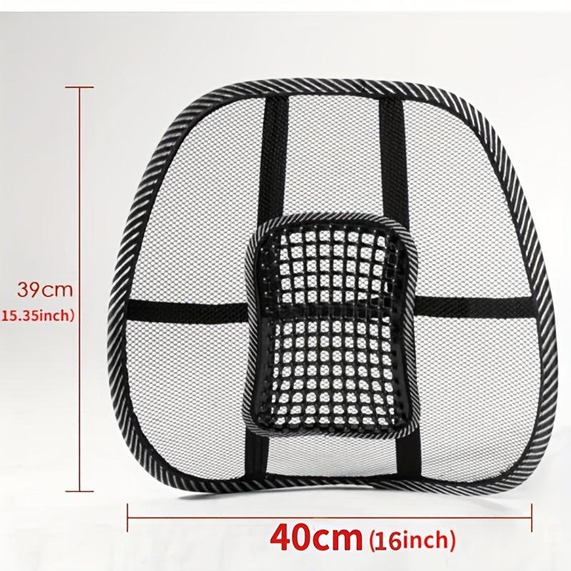 Mesh Lumbar Support Cushion for Chair, Car, Office - Relief for Back Pain