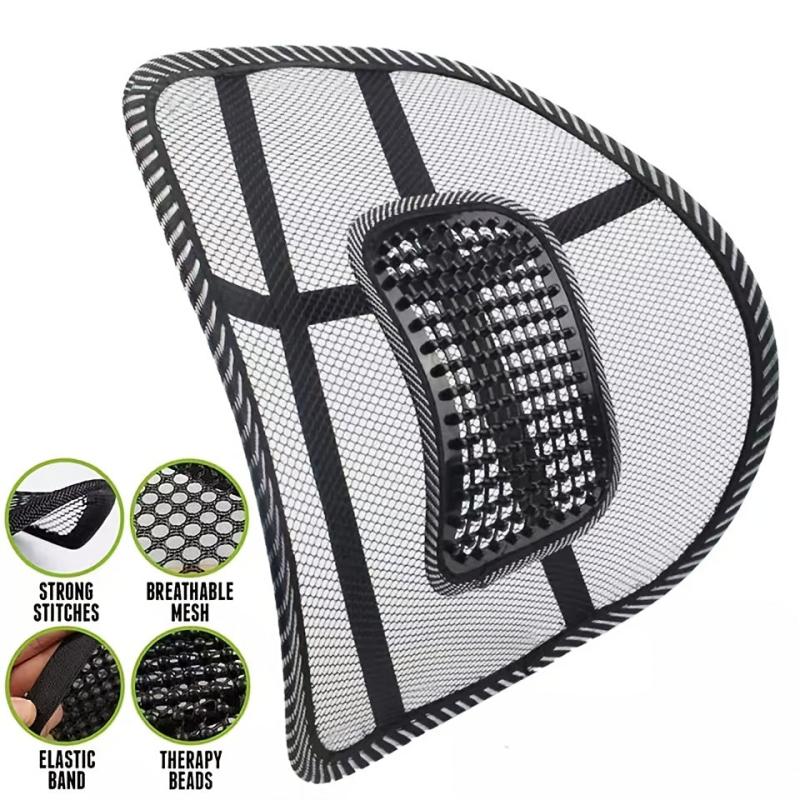 Mesh Lumbar Support Cushion for Chair, Car, Office - Relief for Back Pain