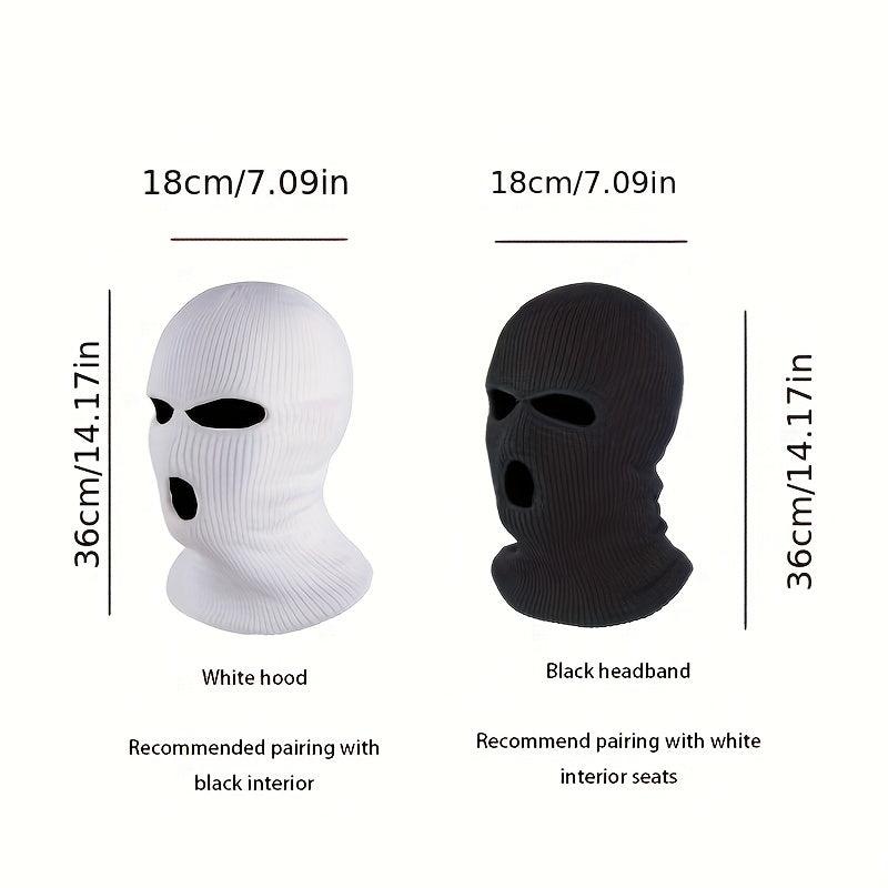 Funny Polyester Car Seat Headrest Cover Warm Mask Headcover