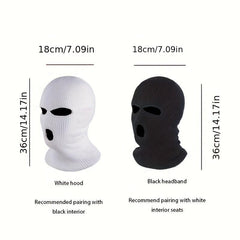 Funny Polyester Car Seat Headrest Cover Warm Mask Headcover