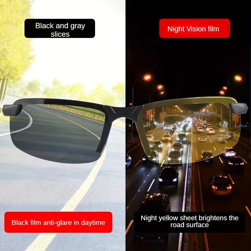 Men's Night Vision Driving Glasses Sports Sunglasses Gift