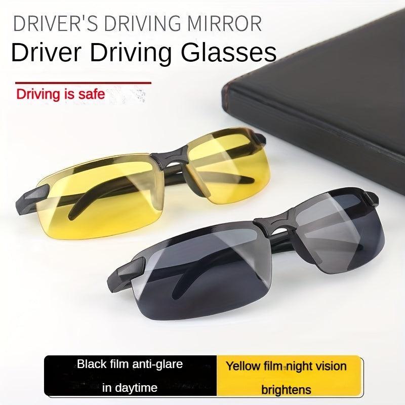 Men's Night Vision Driving Glasses Sports Sunglasses Gift