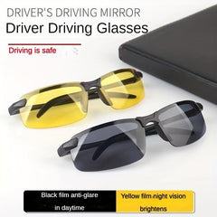 Men's Night Vision Driving Glasses Sports Sunglasses Gift