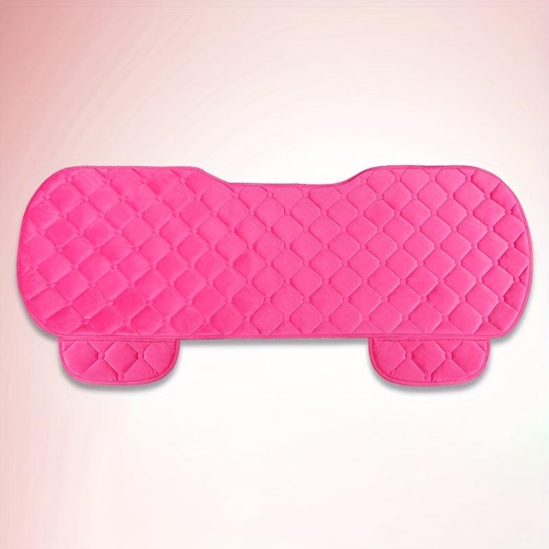 Plush Car Back Seat Cover Rear Protector Mat Auto Chair Cushio
