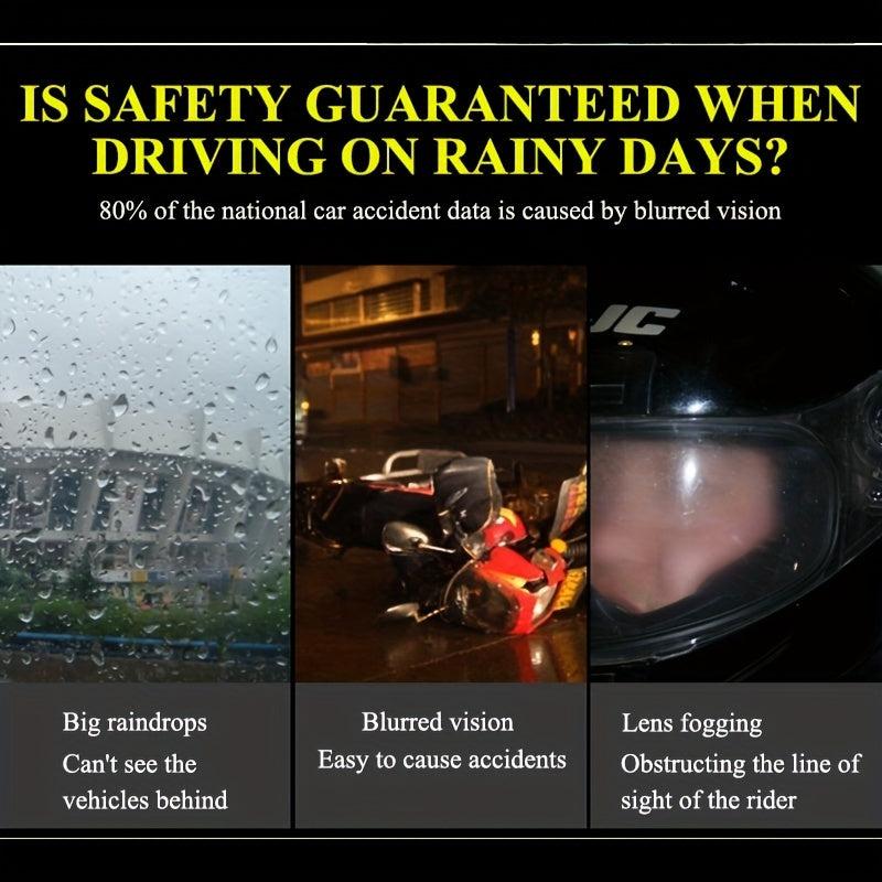 Universal Motorcycle Helmet Anti Fog Film - Clear Vision & Safe Driving