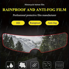 Universal Motorcycle Helmet Anti Fog Film - Clear Vision & Safe Driving