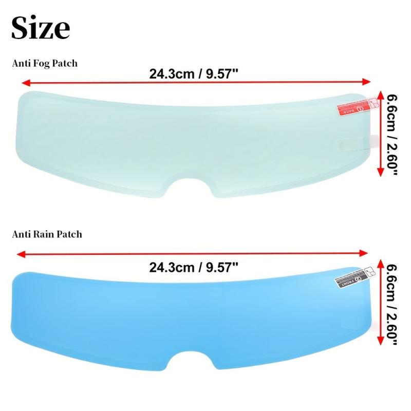 Universal Motorcycle Helmet Anti Fog Film - Clear Vision & Safe Driving
