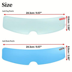 Universal Motorcycle Helmet Anti Fog Film - Clear Vision & Safe Driving