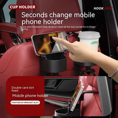 Multifunctional Headrest Cup Holder Food Tray Truck